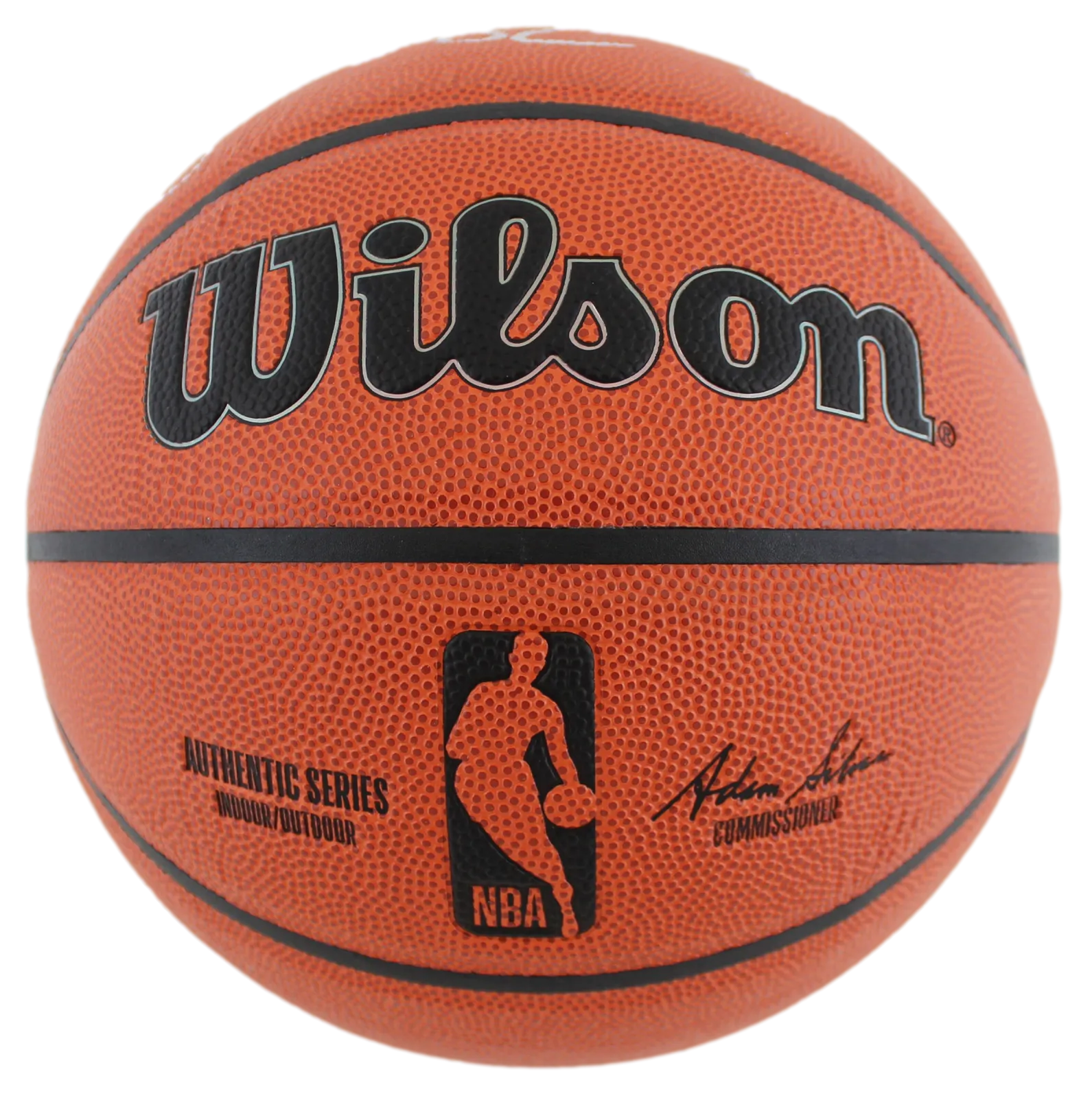 Larry Bird & Julius "Dr. J." Erving Signed Wilson Basketball w/ case BAS Wit
