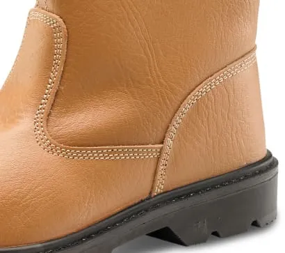 Leather Upper Fur Lined Rigger Boot Full Safety S1P Src Sizes 4 -13  Beeswift  Rbls