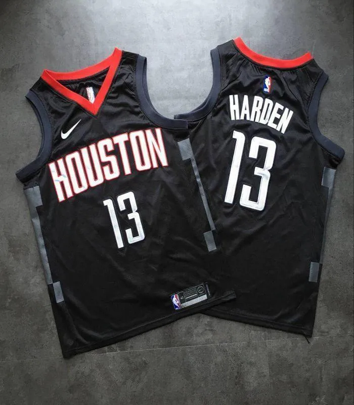Men 13 James Harden Jersey Black Houston Rockets Swingman Special