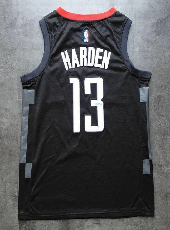 Men 13 James Harden Jersey Black Houston Rockets Swingman Special