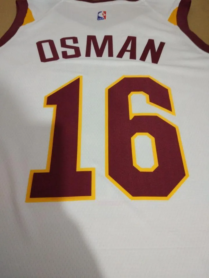 Men 16 Cedi Osman Jersey White Cleveland Cavaliers Jersey Fanatics
