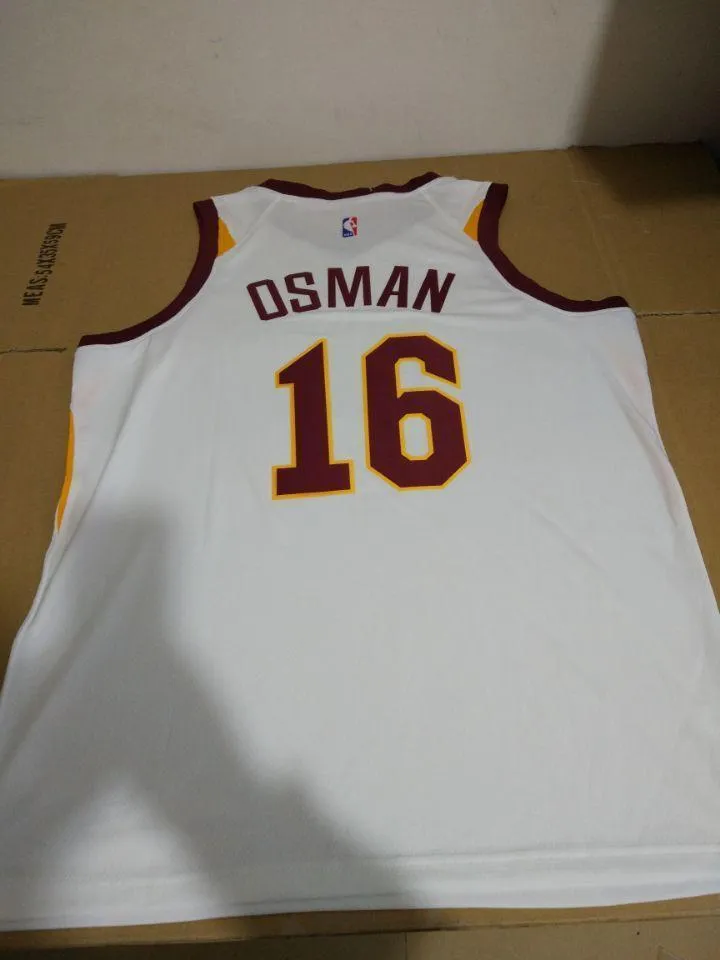 Men 16 Cedi Osman Jersey White Cleveland Cavaliers Jersey Fanatics