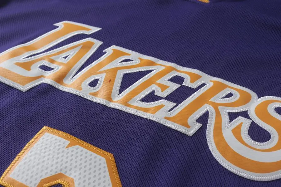 Men 2 Lonzo Ball Swingman Jersey Purple Los Angeles Lakers Jersey Swingman
