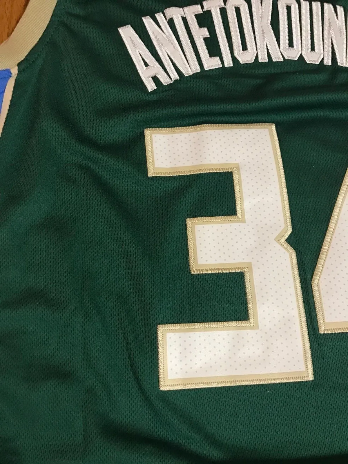 Men 34 Giannis Antetokounmpo Bucks Jersey Green Milwaukee Bucks Swingman