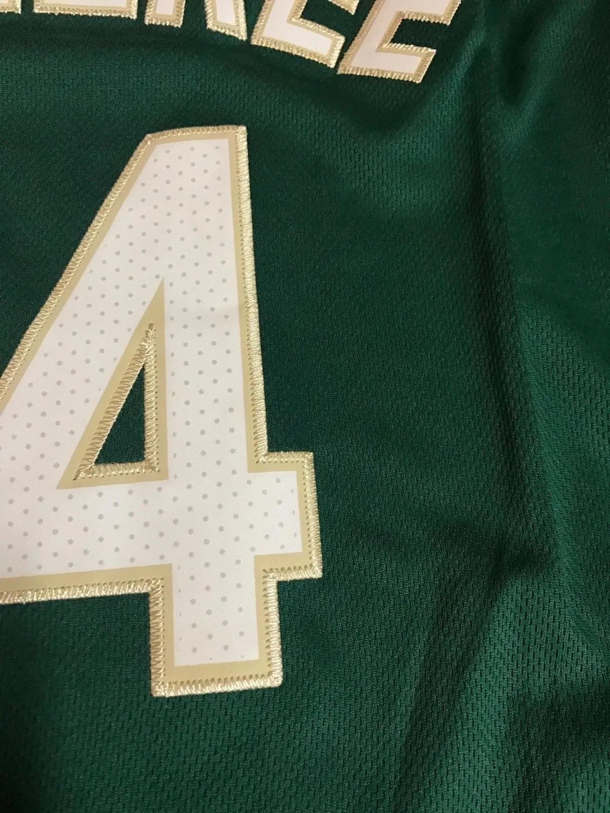 Men 34 Giannis Antetokounmpo Bucks Jersey Green Milwaukee Bucks Swingman