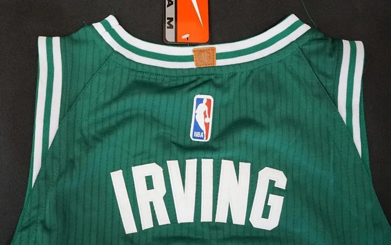 Men Kyrie Irving 11 Jersey Green Boston Celtics Authentic Player