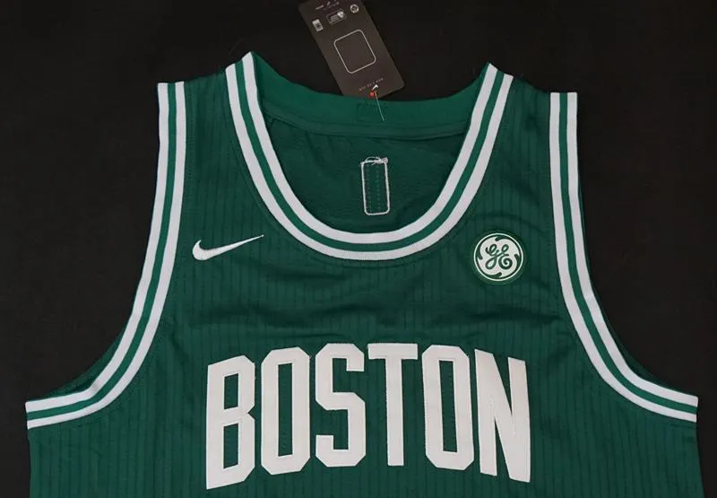 Men Kyrie Irving 11 Jersey Green Boston Celtics Authentic Player