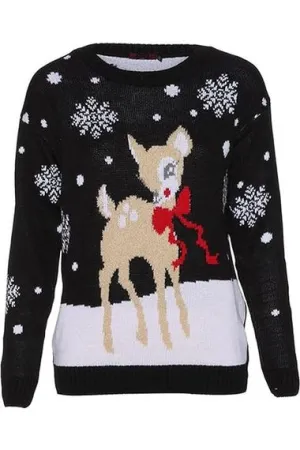 Merry Christmas Bambi Jumper