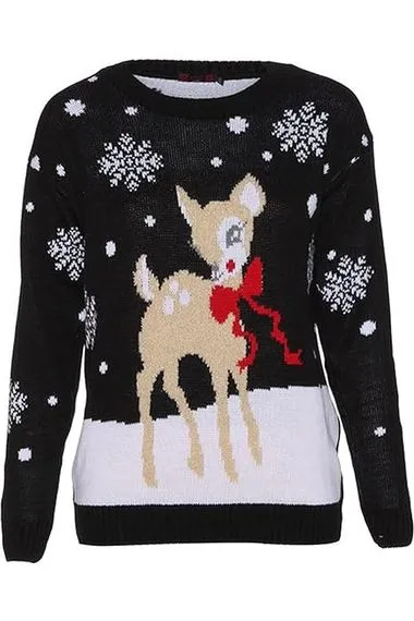Merry Christmas Bambi Jumper