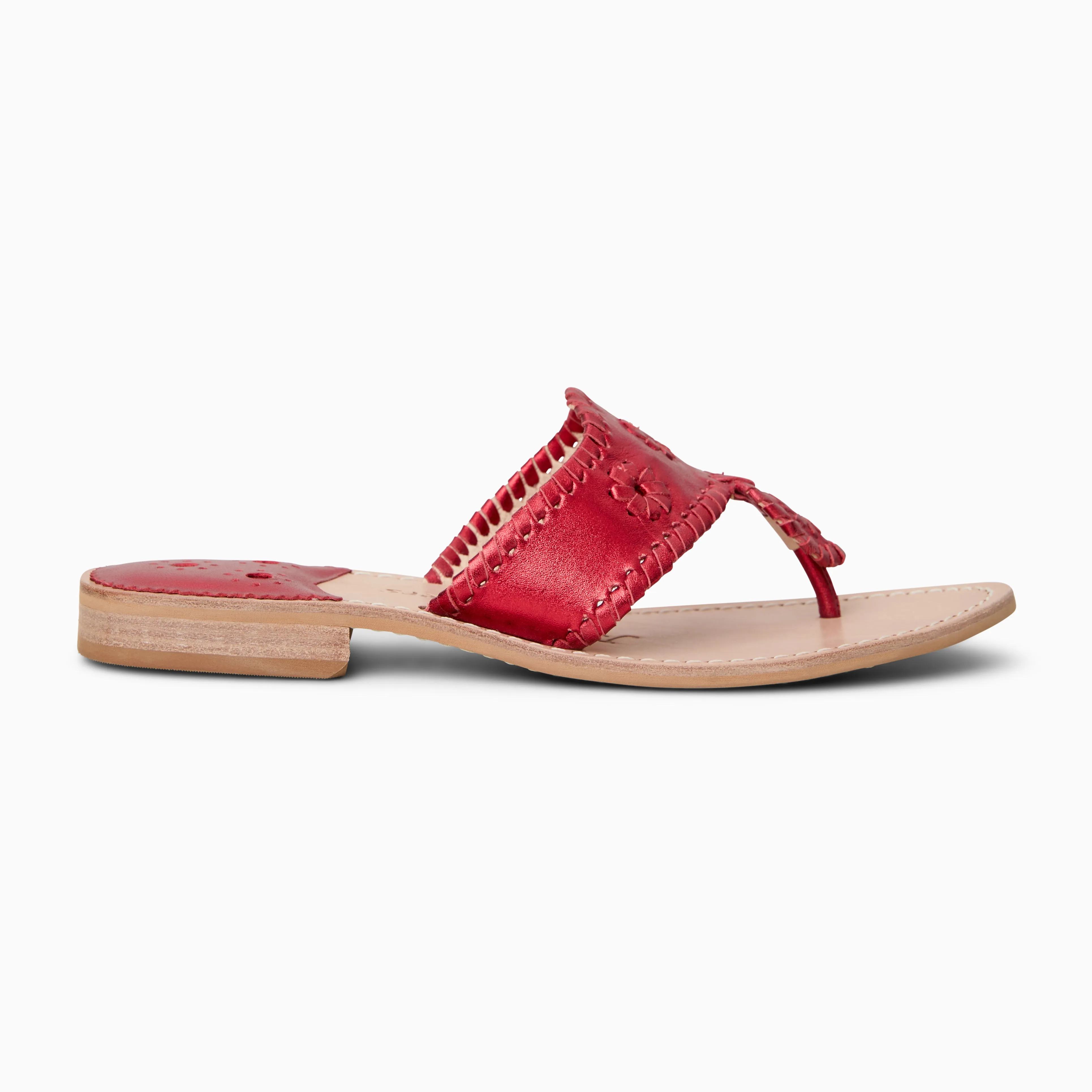 Metallic Jacks Flat Sandal