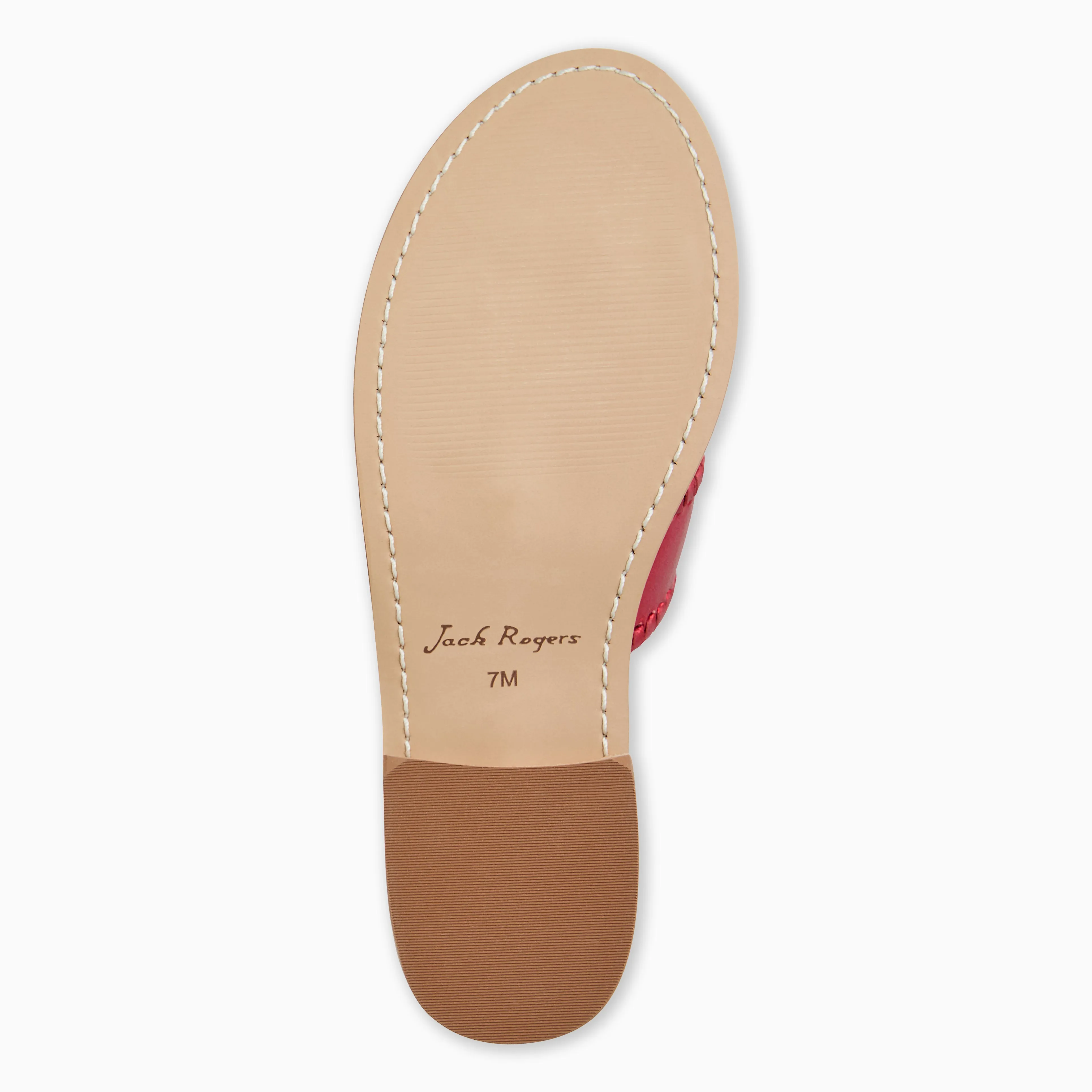 Metallic Jacks Flat Sandal