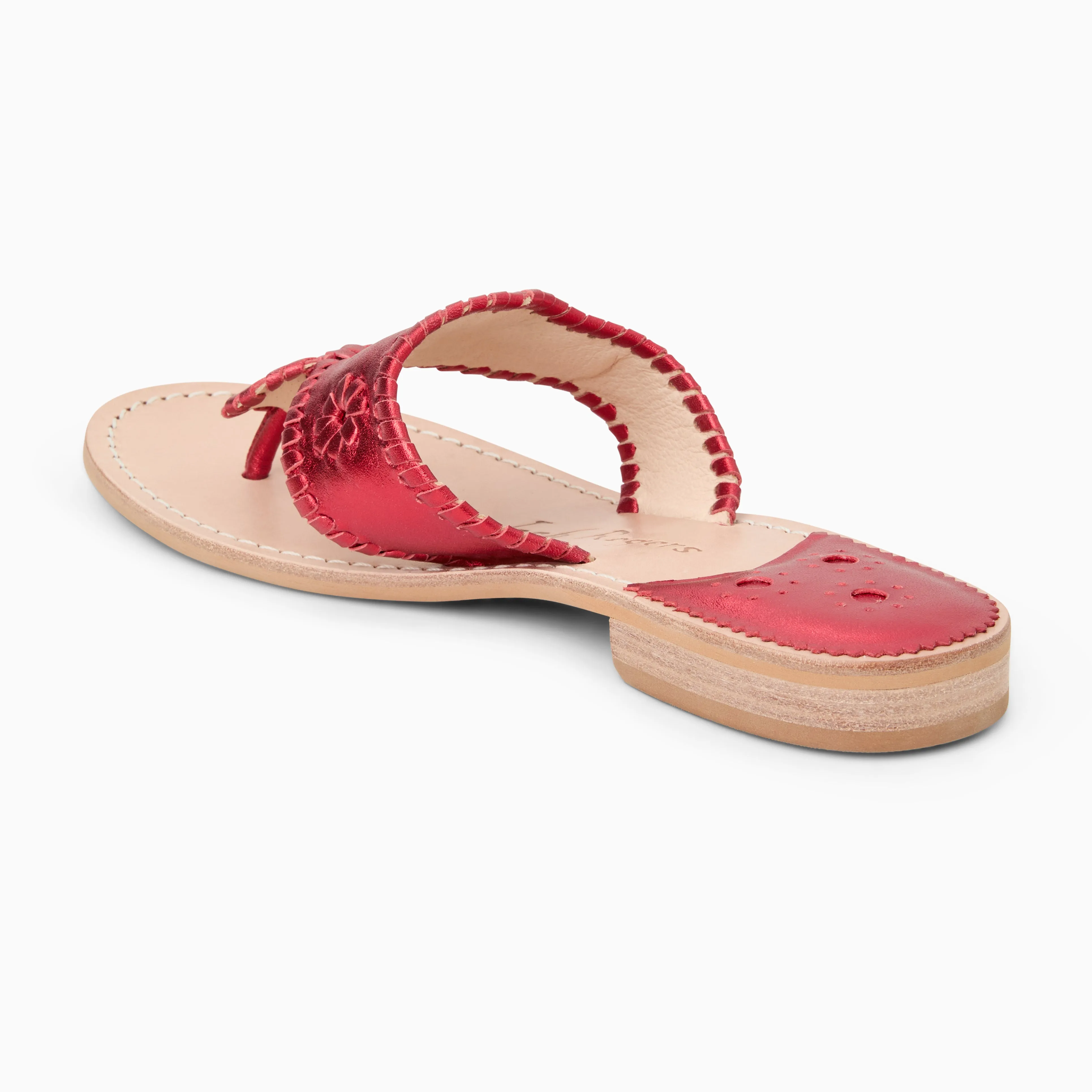 Metallic Jacks Flat Sandal