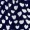 Navy Heart Print Culotte Jumpsuit