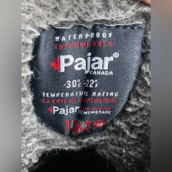Pajar Tavin 2.0 Faux Fur Lined Ankle Boots In Black Size 8