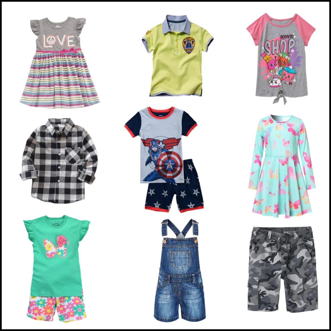 PREMIER WHOLESALE KIDS CLOTHES PALLET OF 1000 ITEMS
