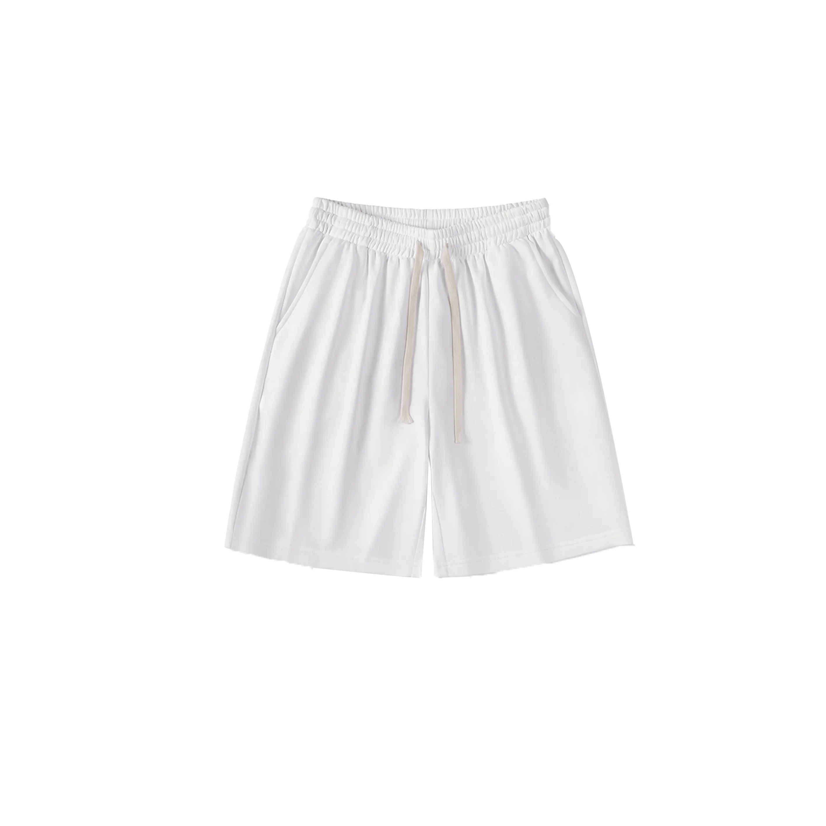 Solid color drawstring shorts-D1 | Inspanda