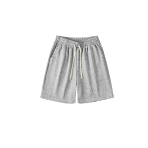Solid color drawstring shorts-D1 | Inspanda