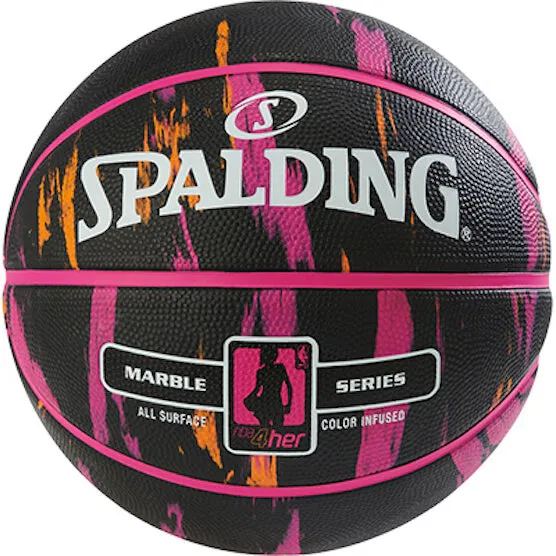 Spalding NBA Marble Multi-Coloured Women's Basketballs