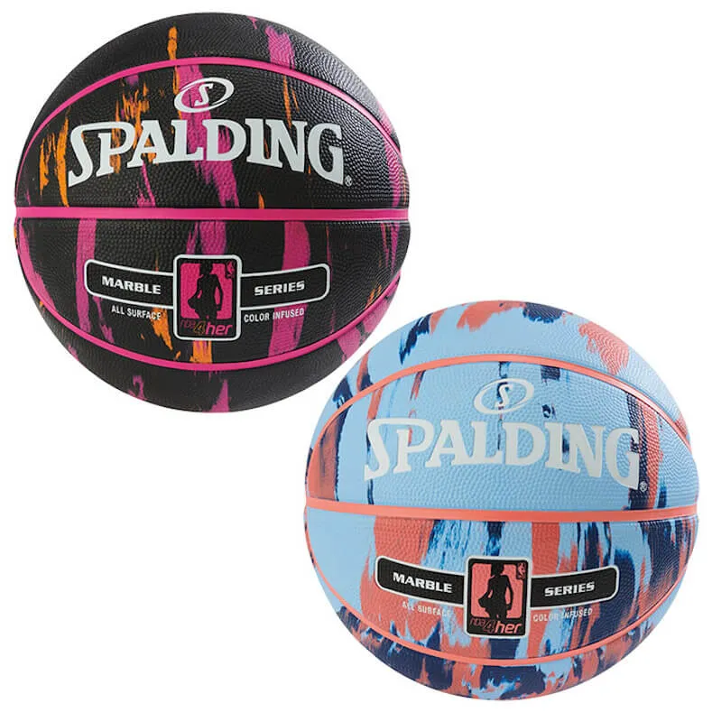 Spalding NBA Marble Multi-Coloured Women's Basketballs