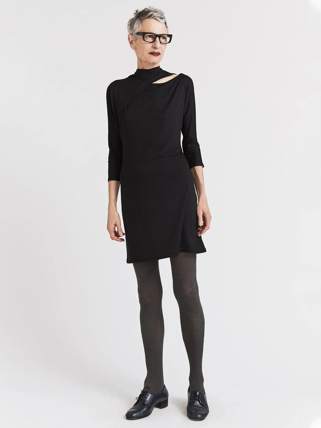 Split Dolman Sleeve Dress