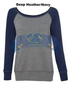 Sponge Fleece Wide Neck Sweatshirt