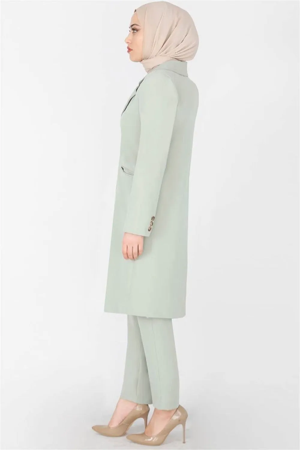 Style Savvy Modest Pant Set | Mint Green