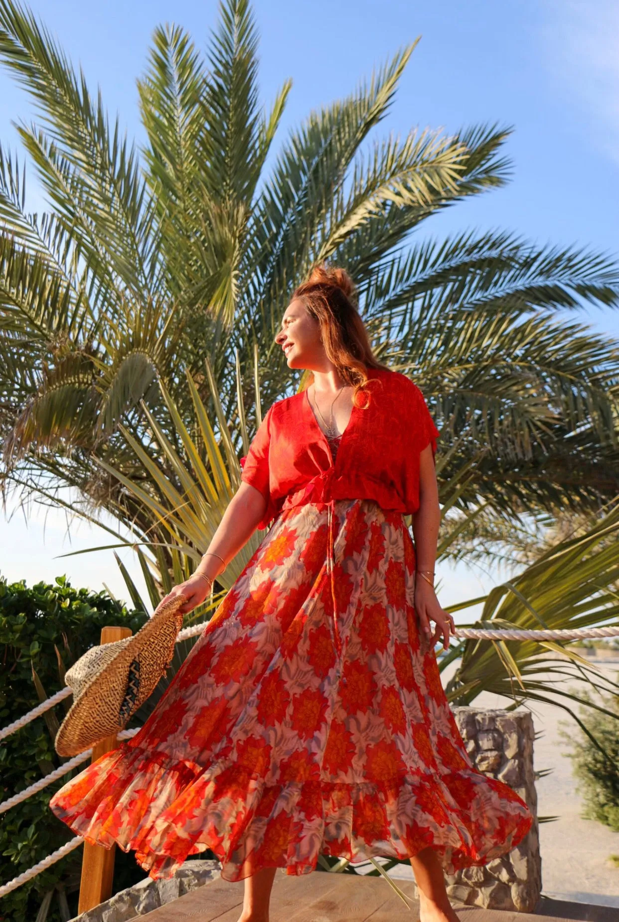 Sunset summer maxi dress