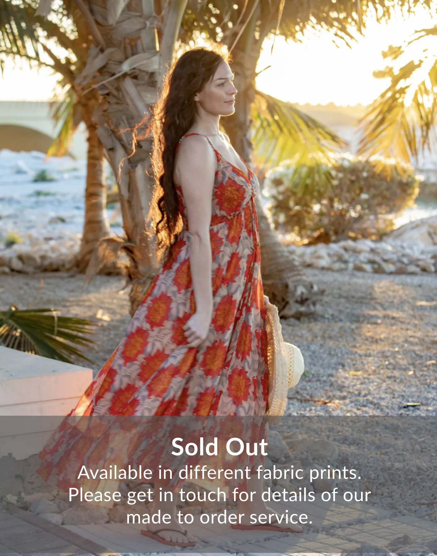 Sunset summer maxi dress