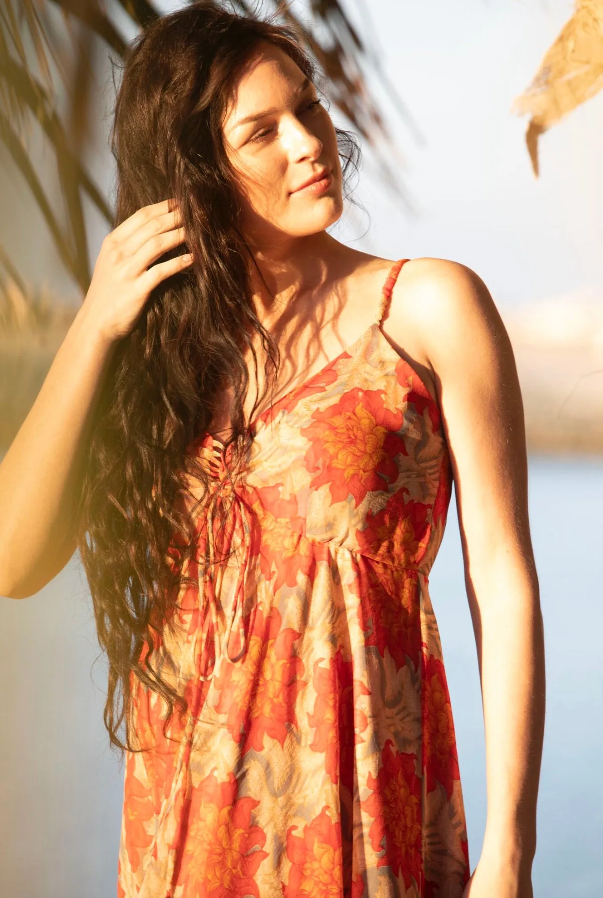 Sunset summer maxi dress