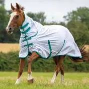 TK87681-75"-Wht/Teal Fly Sheet Tempest Set- White