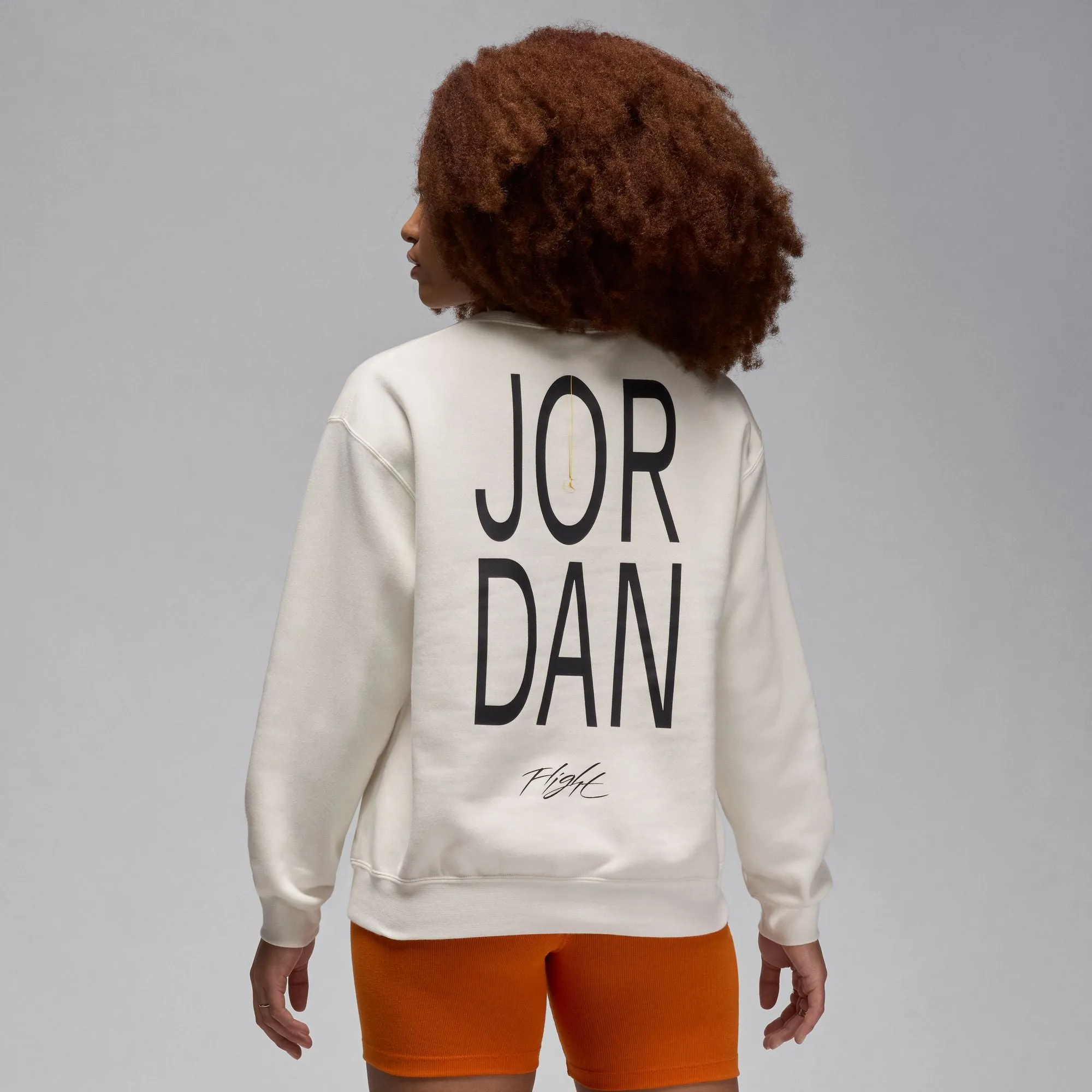 W ARTIST FLEECE CREW DARIEN BIRKS "SAIL"